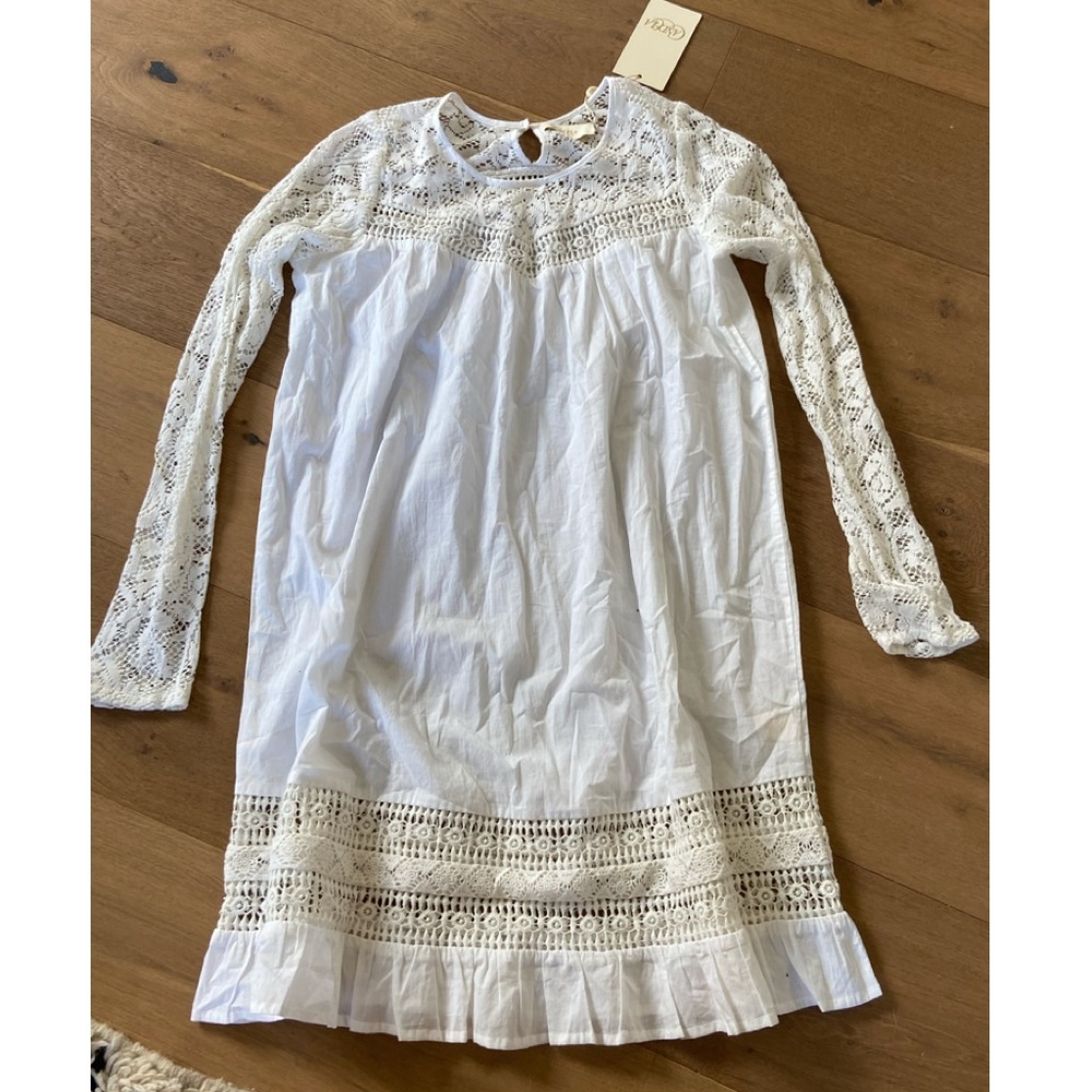 NWT candela boho cream dress